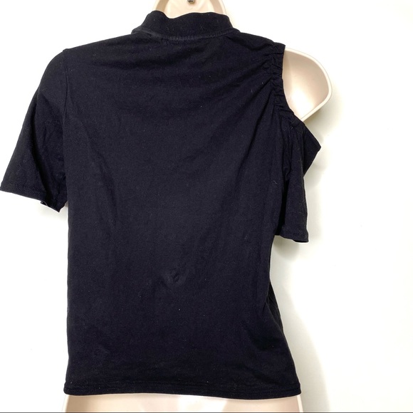 Cheap Monday Top Cold Shoulder Black - Picture 2 of 5